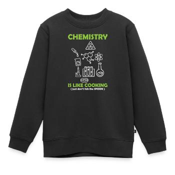 Chemistry Teacher Chemistry Chemist - Kids Premium Organic Sweatshirt - black - Front - AI Model Kid Female (0cm)
