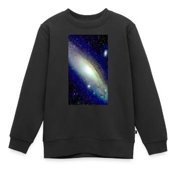 Galaxy - Kinder Premium Organic Sweatshirt - Schwarz - Vorne - AI Model Kid Female (0cm)