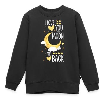 Romantisch Freundschaft Paare - Kinder Premium Organic Sweatshirt - Schwarz - Vorne - AI Model Kid Female (0cm)