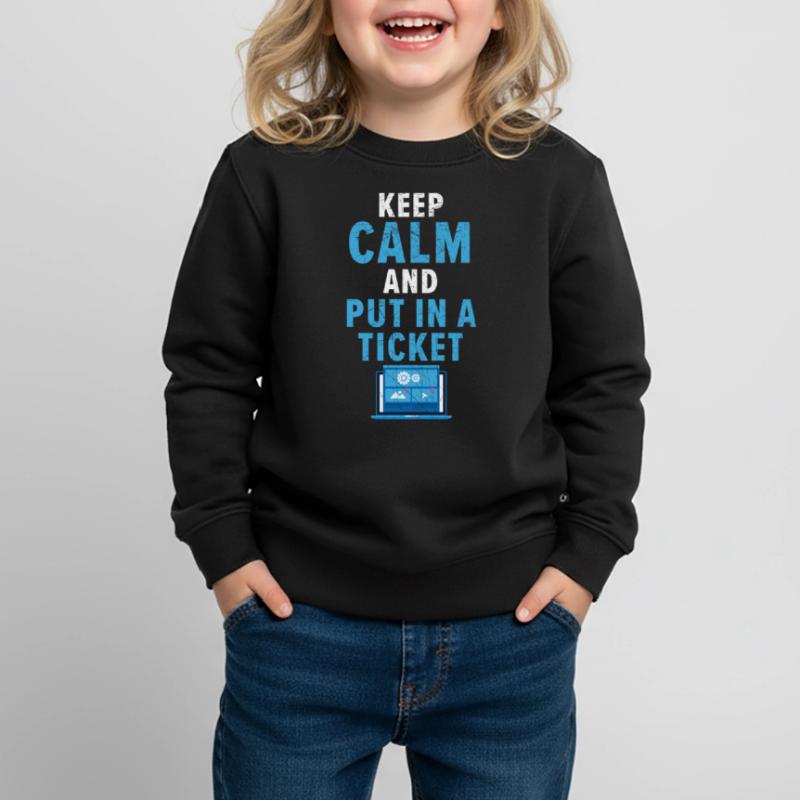 Technical Support Fixes your self-problems on a daily basis Kids Premium Organic Sweatshirt