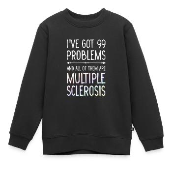 Handicap Handicap Cadeau Handicap - Sweat Premium enfant bio - noir - Devant - AI Model Kid Female (0cm)