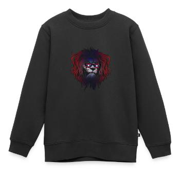 Laos - Kinder Premium Organic Sweatshirt - Schwarz - Vorne - AI Model Kid Female (0cm)