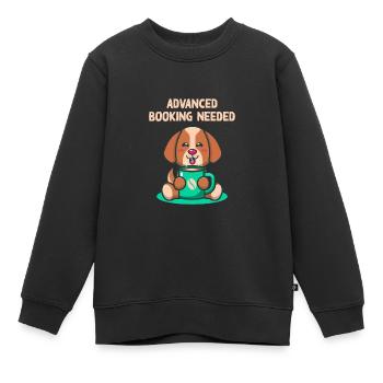 Fortgeschrittene Buchung benötigt introvertierte C - Kinder Premium Organic Sweatshirt - Schwarz - Vorne - AI Model Kid Female (0cm)