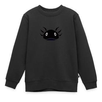 Axolotl - Sweat Premium enfant bio - noir - Devant - AI Model Kid Female (0cm)