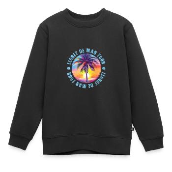 Lloret De Mar Tour Bunt - Kinder Premium Organic Sweatshirt - Schwarz - Vorne - AI Model Kid Female (0cm)