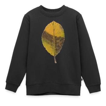 Blatt - Kinder Premium Organic Sweatshirt - Schwarz - Vorne - AI Model Kid Female (0cm)