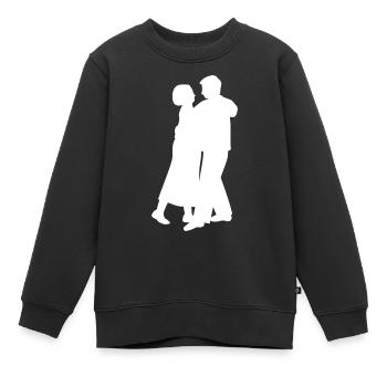 Dancing Dance Music - Kinder Premium Organic Sweatshirt - Schwarz - Vorne - AI Model Kid Female (0cm)