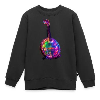 Banjo - Sweat Premium enfant bio - noir - Devant - AI Model Kid Female (0cm)
