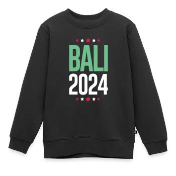 Jours fériés Bali 2024 - Sweat Premium enfant bio - noir - Devant - AI Model Kid Female (0cm)