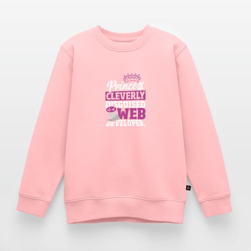 Developer Computer Geek HTML Programmer Daughter Kinder Premium Organic Sweatshirt