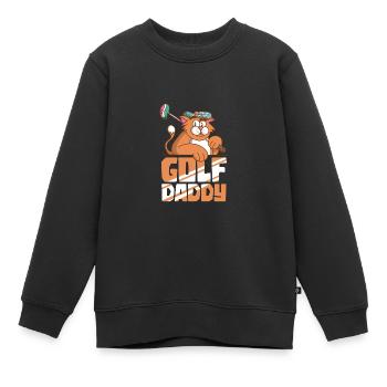 Drôle de golf Golfeur Sport Fun Lovers - Sweat Premium enfant bio - noir - Devant - AI Model Kid Female (0cm)