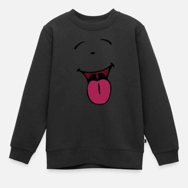 Clown - Sweat Premium enfant bio - noir