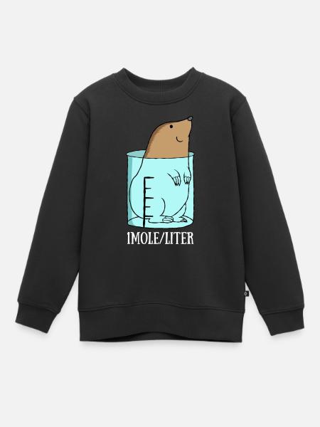 Chemie - Kinder Premium Organic Sweatshirt - Schwarz