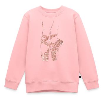 Ballerina Ballet Chaussures Cool Toe Dancing Punchline - Sweat Premium enfant bio - rose - Devant - AI Model Kid Female (0cm)