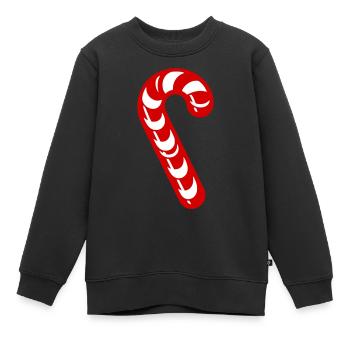 Zuckerstange - Kinder Premium Organic Sweatshirt - Schwarz - Vorne - AI Model Kid Female (0cm)