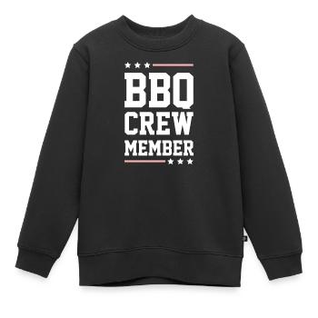 Équipe de barbecue - Sweat Premium enfant bio - noir - Devant - AI Model Kid Female (0cm)