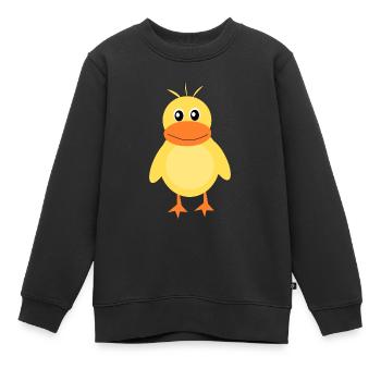 Kawaii Chibi Kawaii Duck Kawaii Manga - Sweat Premium enfant bio - noir - Devant - AI Model Kid Female (0cm)