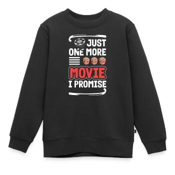 Cinéma Filmklappe Réalisateur Hollywood - Sweat Premium enfant bio - noir - Devant - AI Model Kid Female (0cm)