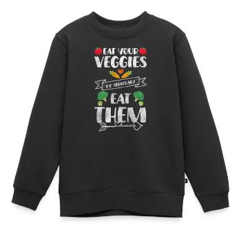 Berater Beruf Essgewohnheit - Kinder Premium Organic Sweatshirt - Schwarz - Vorne - AI Model Kid Female (0cm)