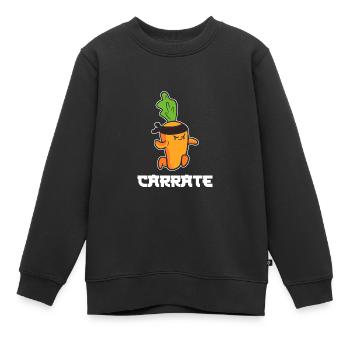 Aser Karate Master Poison - Kids Premium Organic Sweatshirt - black - Front - AI Model Kid Female (0cm)