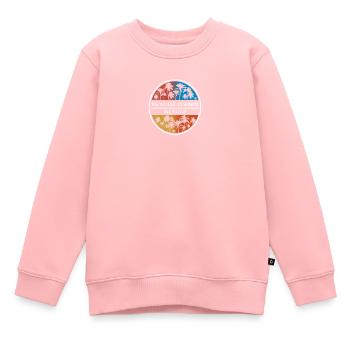 Playa Del Carmen Mexique Souvenir de vacances élégant - Sweat Premium enfant bio - rose - Devant - AI Model Kid Female (0cm)