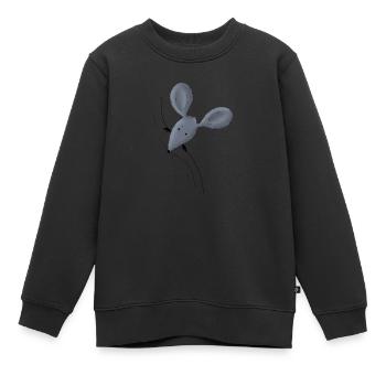 Mouse Mimi - Kids Premium Organic Sweatshirt - black - Front - AI Model Kid Female (0cm)