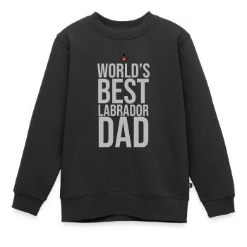 Labrador - Kinder Premium Organic Sweatshirt - Schwarz - Vorne - AI Model Kid Female (0cm)
