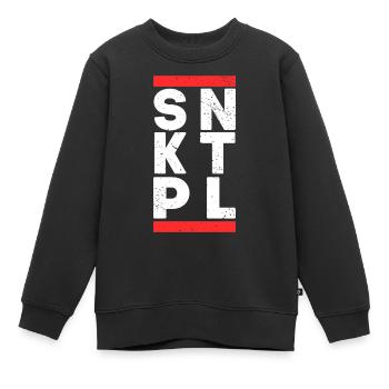 SNKTPL Berlin St Pauli Saint Pauli Cadeau - Sweat Premium enfant bio - noir - Devant - AI Model Kid Female (0cm)