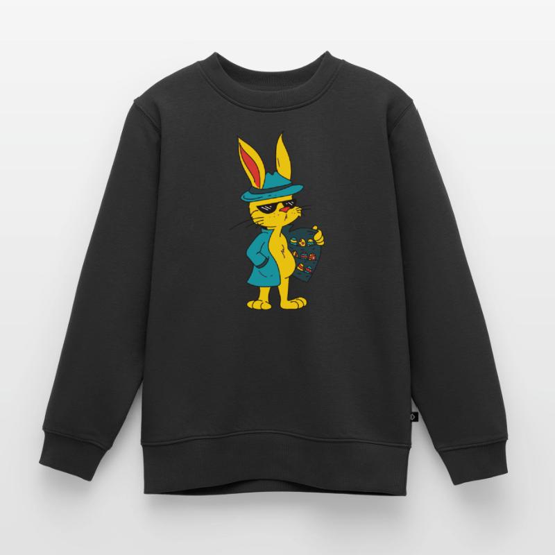 Funny Easter Motifs Easter Easter Eggs Kids Premium Organic Sweatshirt
