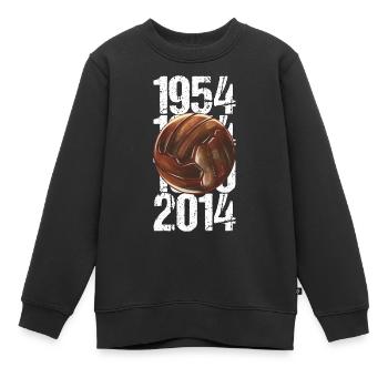 Football Germany Tradition Fan Gift - Sweat Premium enfant bio - noir - Devant - AI Model Kid Female (0cm)