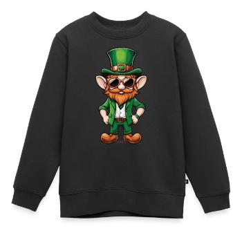 Cooler Kobold - Kinder Premium Organic Sweatshirt - Schwarz - Vorne - AI Model Kid Female (0cm)