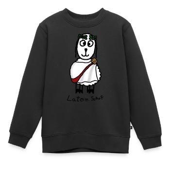 Latein ScHoF - Kinder Premium Organic Sweatshirt - Schwarz - Vorne - AI Model Kid Female (0cm)