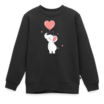 Geschenk Mutter Muttertag Geschenk Mama Geschenke - Kinder Premium Organic Sweatshirt - Schwarz - Vorne - AI Model Kid Female (0cm)