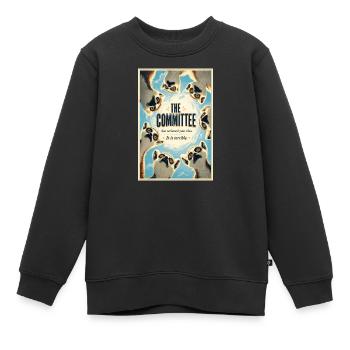 L’affiche des Lémuriens du Comité - Sweat Premium enfant bio - noir - Devant - AI Model Kid Female (0cm)