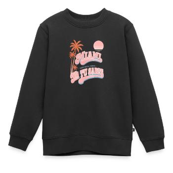 Miami Ya Tu Sabes Saumon Retro Palms - Sweat Premium enfant bio - noir - Devant - AI Model Kid Female (0cm)