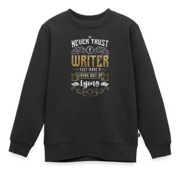 Schreiber Fantasie - Kinder Premium Organic Sweatshirt - Schwarz - Vorne - AI Model Kid Female (0cm)