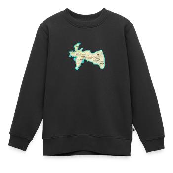 Naher Understadt Crozon - Kinder Premium Organic Sweatshirt - Schwarz - Vorne - AI Model Kid Female (0cm)