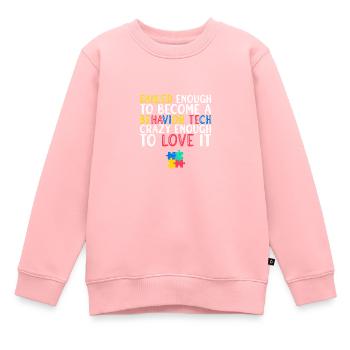 Verhaltenstherapeut Therapeut - Kinder Premium Organic Sweatshirt - Rosa - Vorne - AI Model Kid Female (0cm)