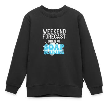 Seife Herstellen Handgemachte Seife - Kinder Premium Organic Sweatshirt - Schwarz - Vorne - AI Model Kid Female (0cm)