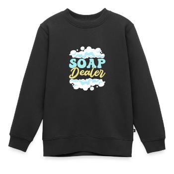 Seife Herstellen Handgemachte Seife - Kinder Premium Organic Sweatshirt - Schwarz - Vorne - AI Model Kid Female (0cm)