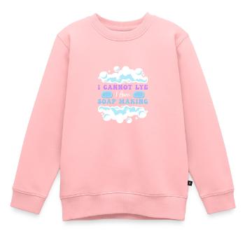 Fabrication de savon Savon fait à la main - Sweat Premium enfant bio - rose - Devant - AI Model Kid Female (0cm)