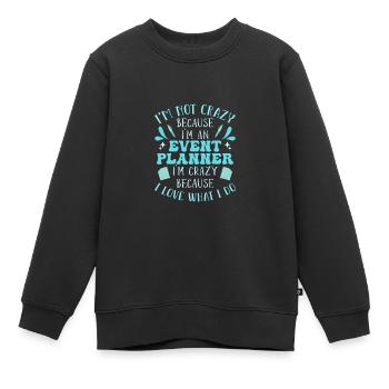 Gestionnaire d’événements Gestionnaire d’événements - Sweat Premium enfant bio - noir - Devant - AI Model Kid Female (0cm)