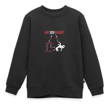 Wrestling - Kinder Premium Organic Sweatshirt - Schwarz - Vorne - AI Model Kid Female (0cm)