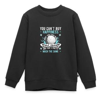 Golf Golfeurs Golfeurs - Sweat Premium enfant bio - noir - Devant - AI Model Kid Female (0cm)