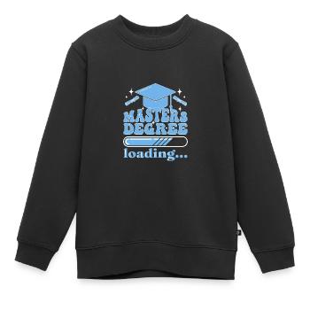 Master Université - Sweat Premium enfant bio - noir - Devant - AI Model Kid Female (0cm)