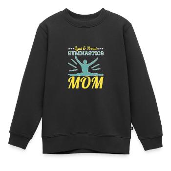 Gymnastik Turnen Turner - Kinder Premium Organic Sweatshirt - Schwarz - Vorne - AI Model Kid Female (0cm)