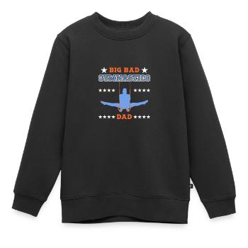 Gymnastik Turnen Turner - Kinder Premium Organic Sweatshirt - Schwarz - Vorne - AI Model Kid Female (0cm)
