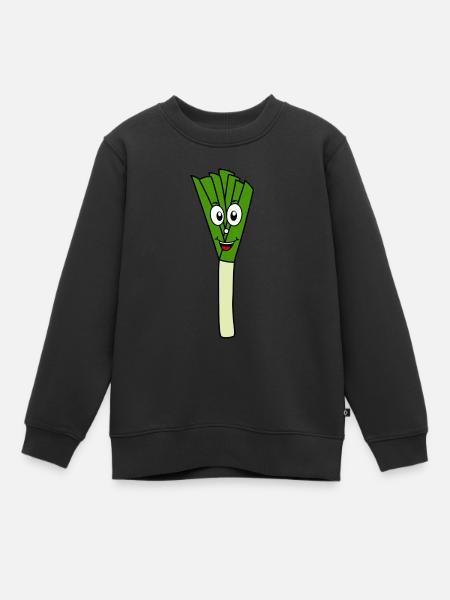 Lauch - Kinder Premium Organic Sweatshirt - Schwarz