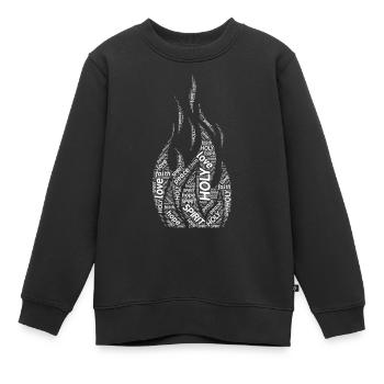 Jesus Jesus Jesus Jesus Heiliger Geist Heiliger Geist - Kinder Premium Organic Sweatshirt - Schwarz - Vorne - AI Model Kid Female (0cm)