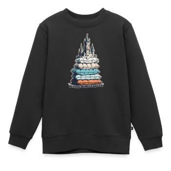 Betten Burgen Bauer - Kinder Premium Organic Sweatshirt - Schwarz - Vorne - AI Model Kid Female (0cm)